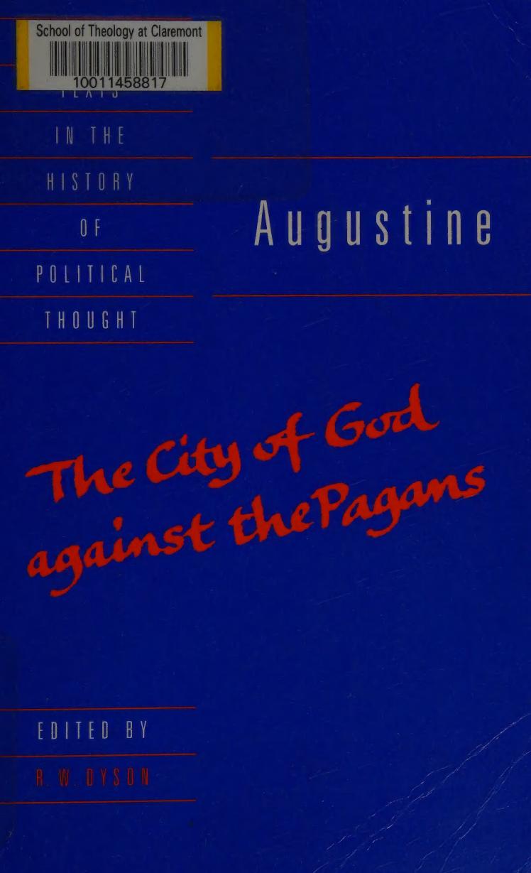 The city of God against the pagans