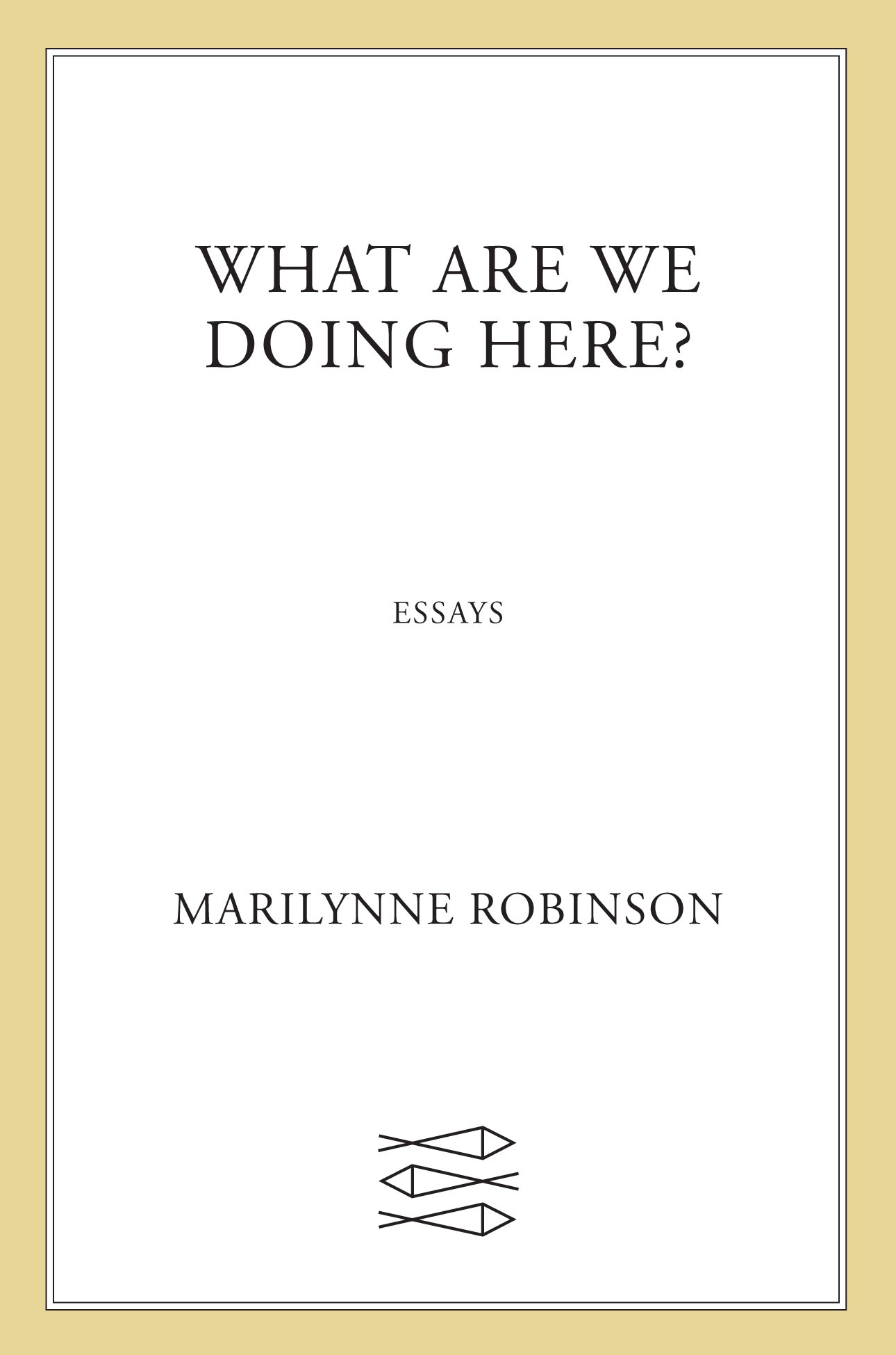 What Are We Doing Here?