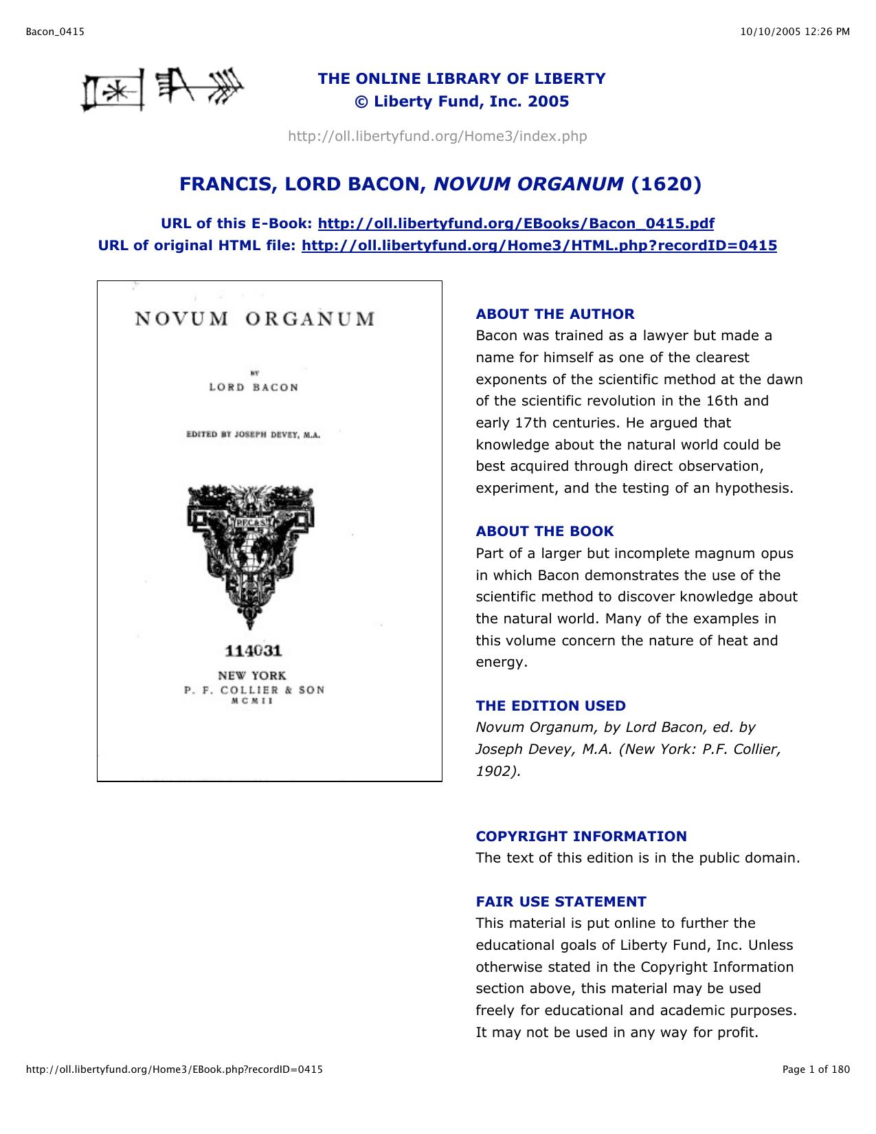 Novum Organum